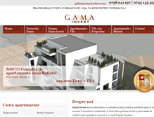 Tablet Screenshot of gamaresidence.ro